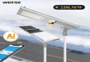 AI IoT Intelligent Solar Street Light